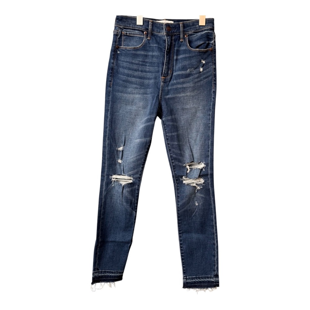 Abercrombie & Fitch Super Skinny Ankle High Rise Distressed Jeans. Size 4/27 Reg